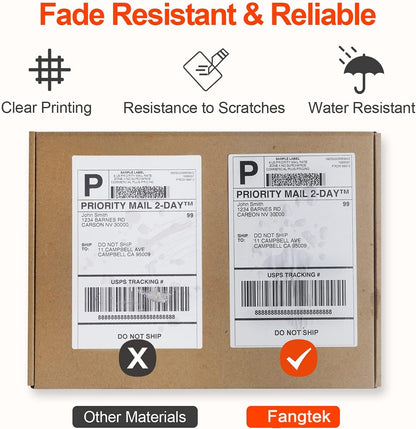 [2 Rolls, 440 Labels] 4”X 6” Postage Thermal Shipping Labels 4X6 Thermal Labels Roll Compatible with Dymo 4XL 1744907 Labelwriter