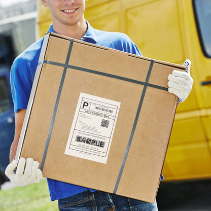 [2 Rolls, 440 Labels] 4”X 6” Postage Thermal Shipping Labels 4X6 Thermal Labels Roll Compatible with Dymo 4XL 1744907 Labelwriter